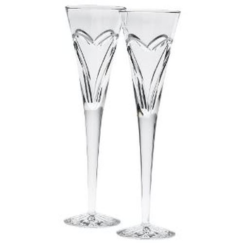 Waterford Celebration Love & Romance Toasting Flute 210ml 7floz, Set of 2