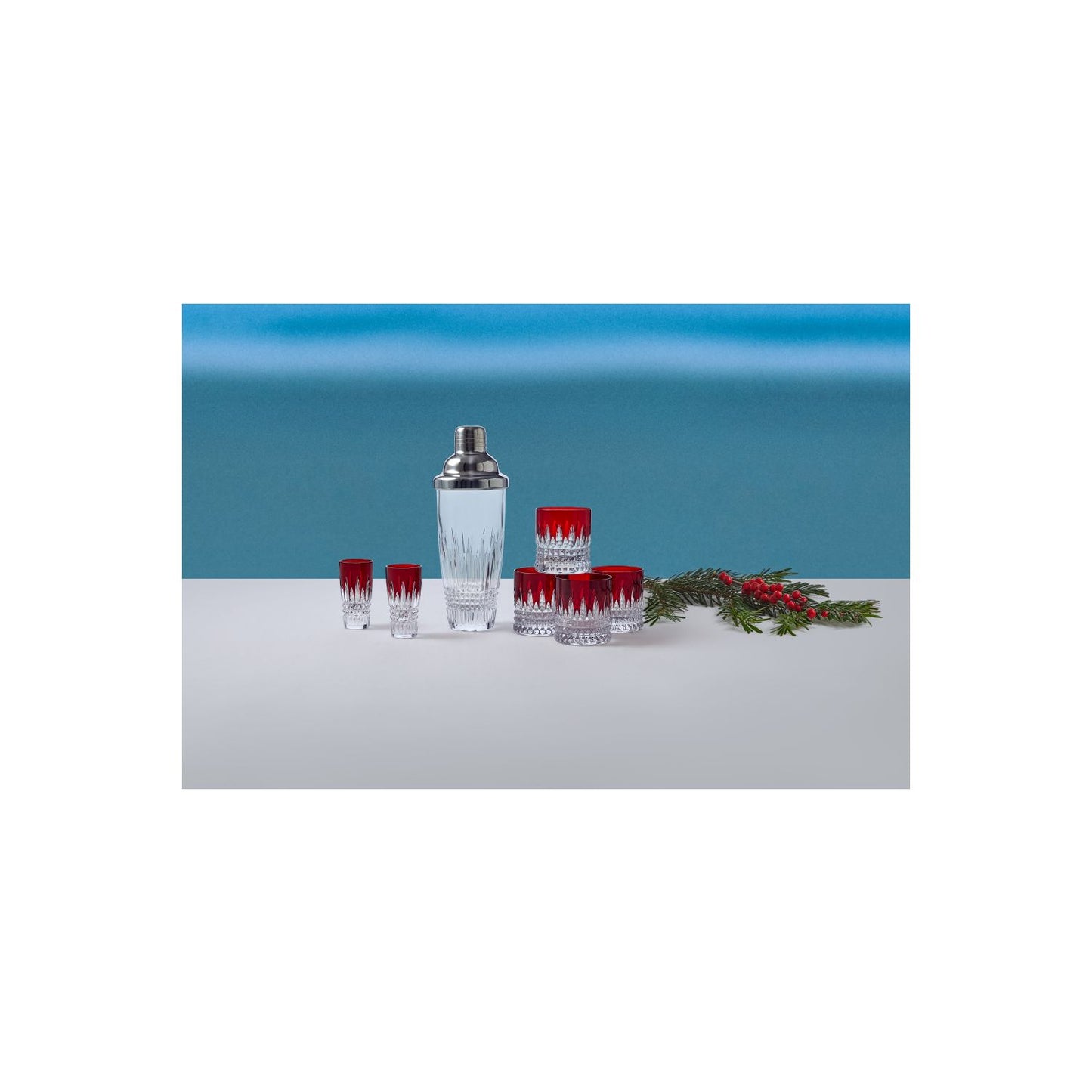 Waterford New Year Celebration Small Tumblers Red Set/6