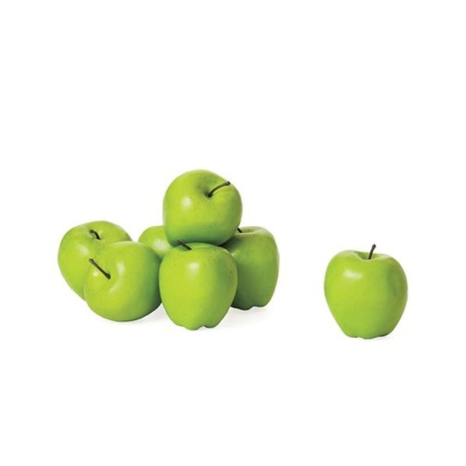 Torre & Tagus Orchard Faux Fruit Decor Set of 8 - Limes, Green