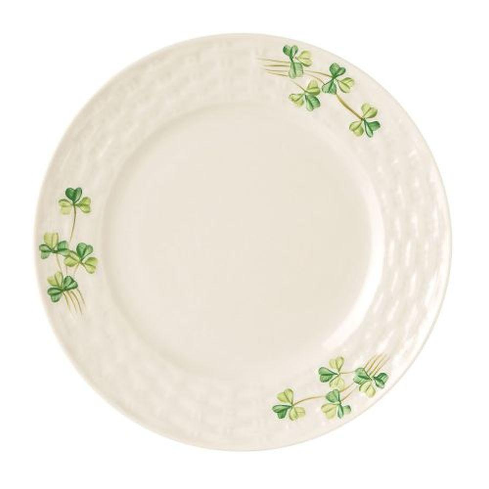 Belleek Shamrock Butter Plate by Belleek