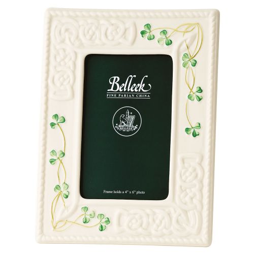 Belleek Tara 4" by 6" Picture Frame, China