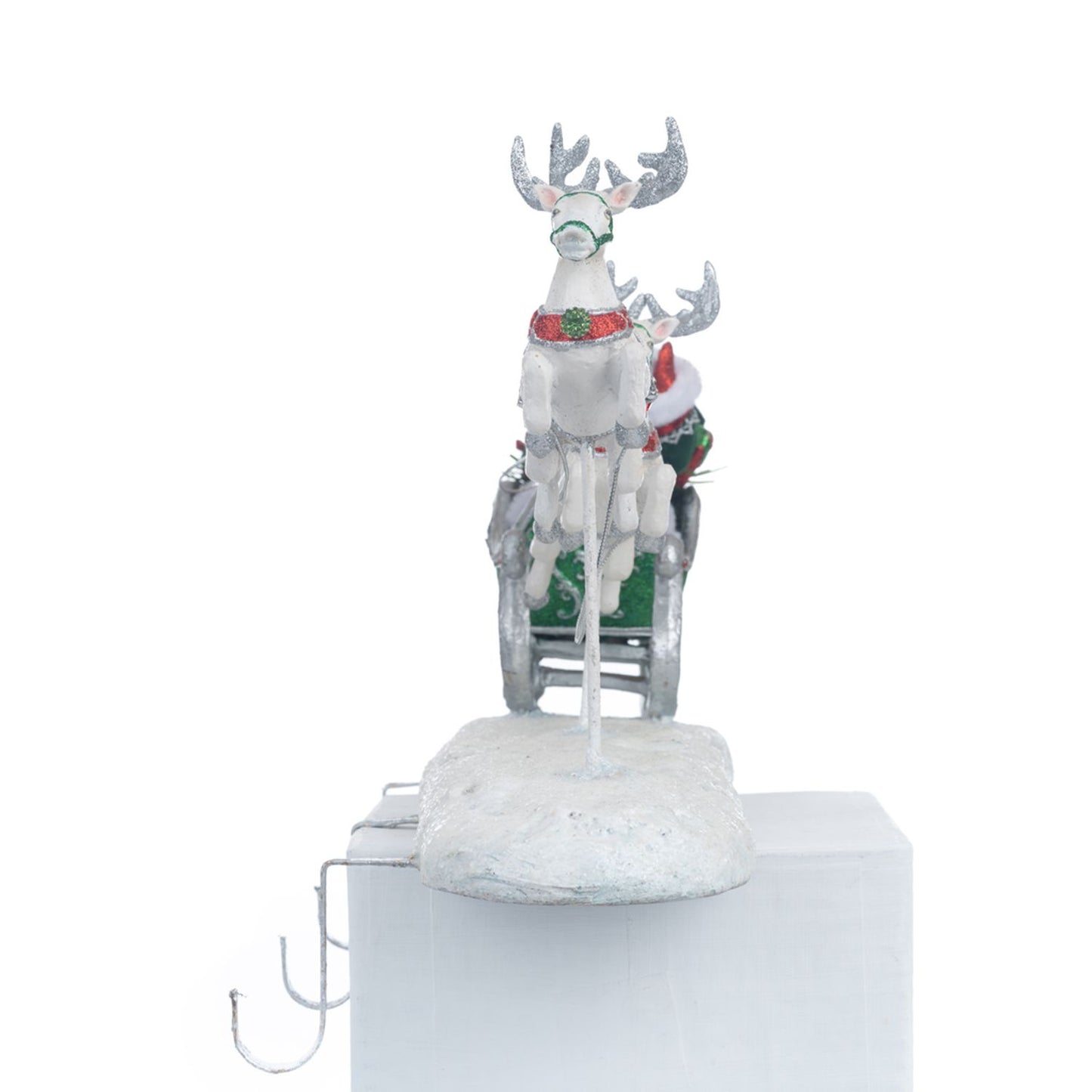 Katherine's Collection 2023 Peppermint Palace 17 Inch Stocking Holder, White Resin
