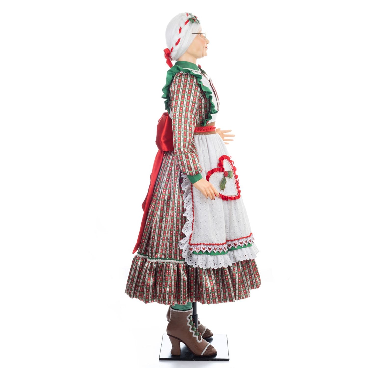 Katherine's Collection Mama Maple Nutmeg Doll Life Size, 63 Inches, Green/White Resin