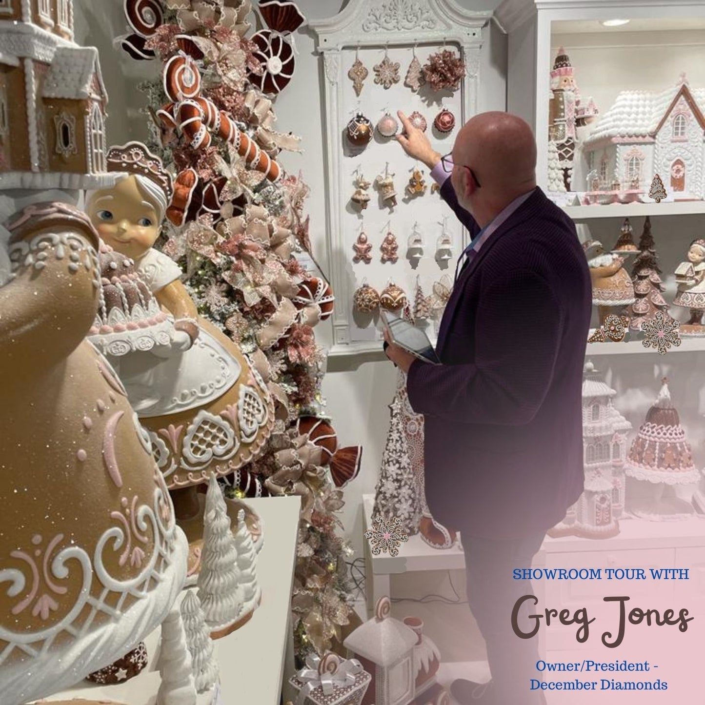 Gingerbread Sweet Shoppe Set Of 3 Assorted Gingerbread Cookies Ornaments