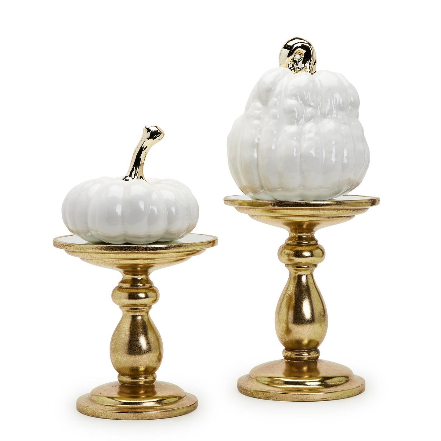Two's Company Set of 2 Decorative Pedestals