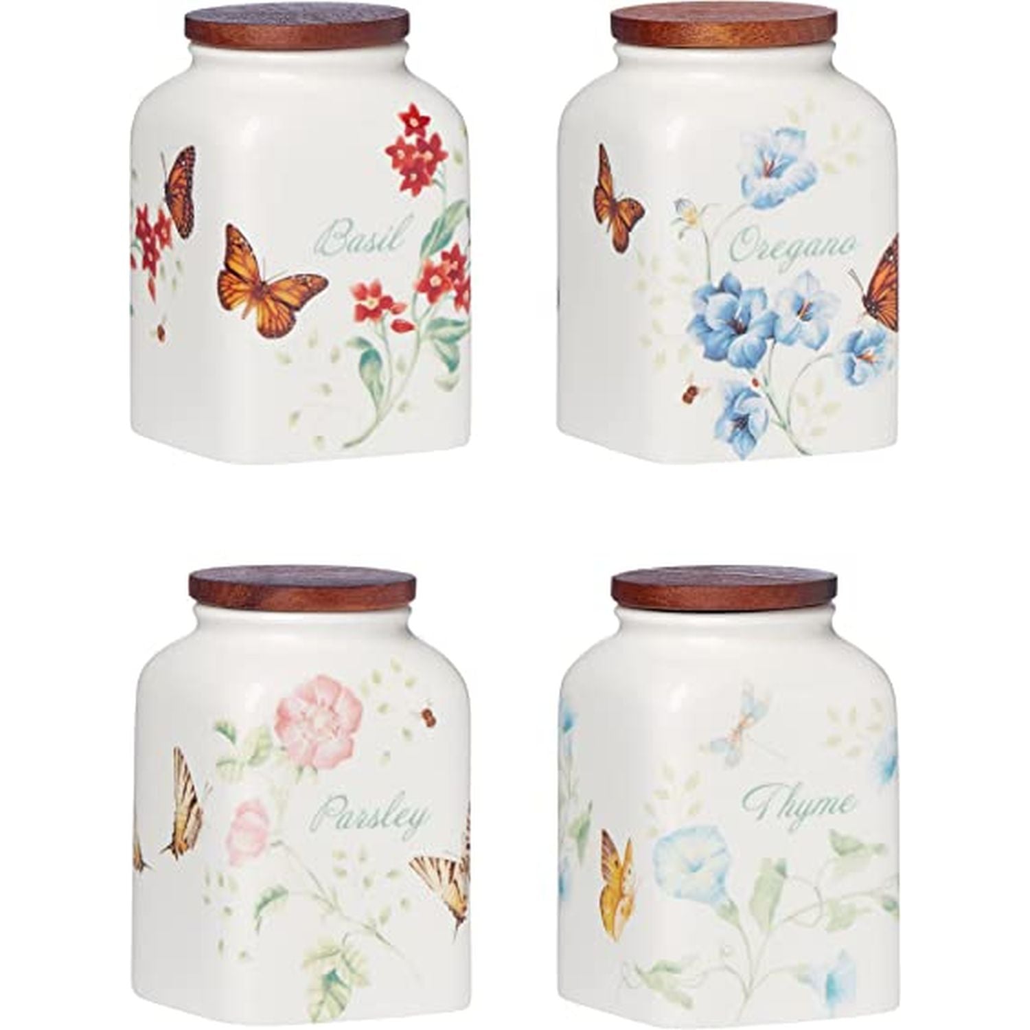 Lenox Holiday Cooking Spice Jars, Set Of 4 – Lijo Décor
