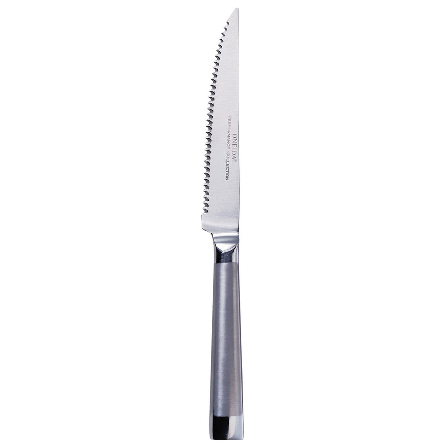 Oneida 4-Piece Steak Knife Set, Brushed Finish Stainless Steel – Lijo Décor