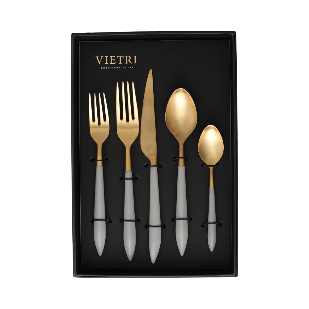 Vietri Ares Oro Five-Piece Place Setting – Set Of 4