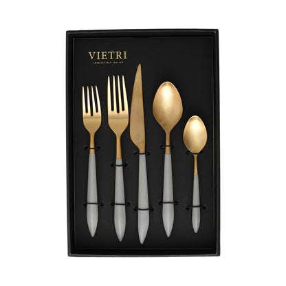 Vietri Ares Oro Five-Piece Place Setting – Set Of 4