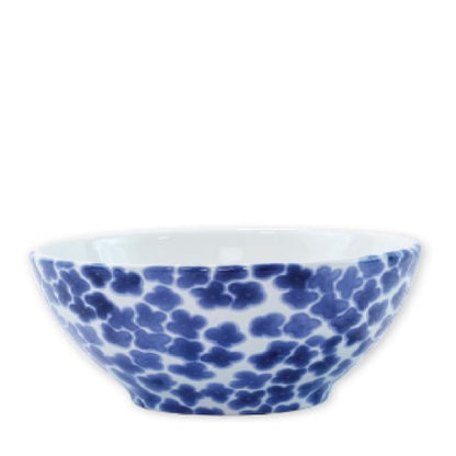 Viva By Vietri Santorini Flower Soup/Cereal Bowl, 6"D Earthenware Dining Dish