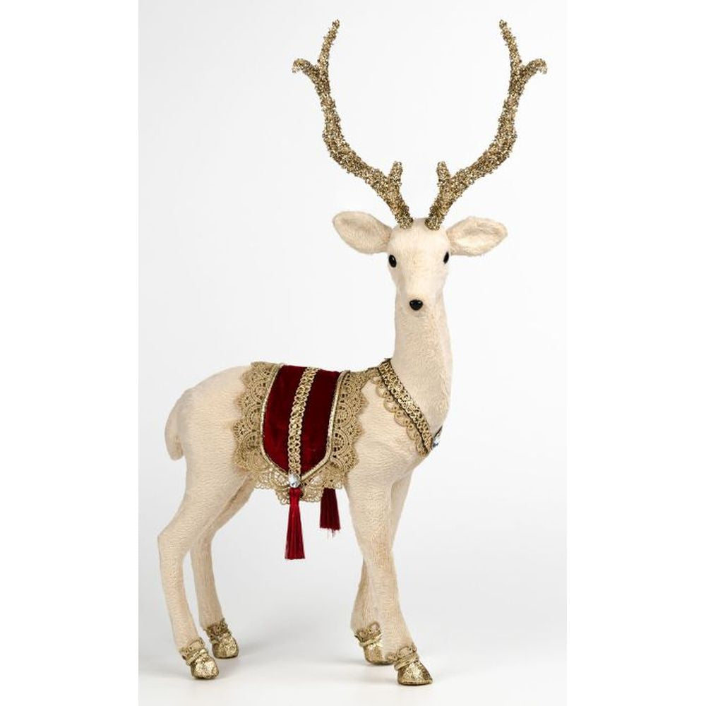 Mark Roberts Christmas 2022 Christmas Deer Figurine 21.5 Inches