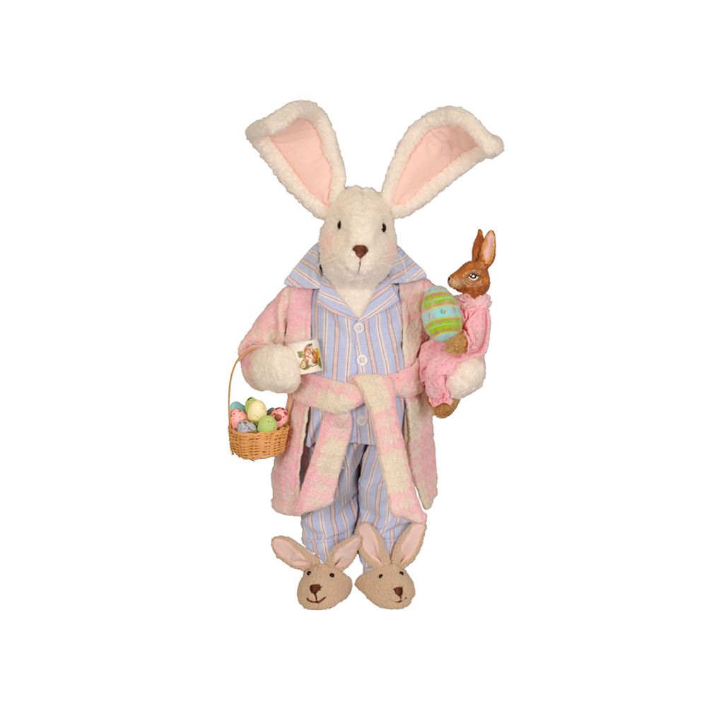 Karen Didion Originals PJ Bunny Figurine, 18 Inches