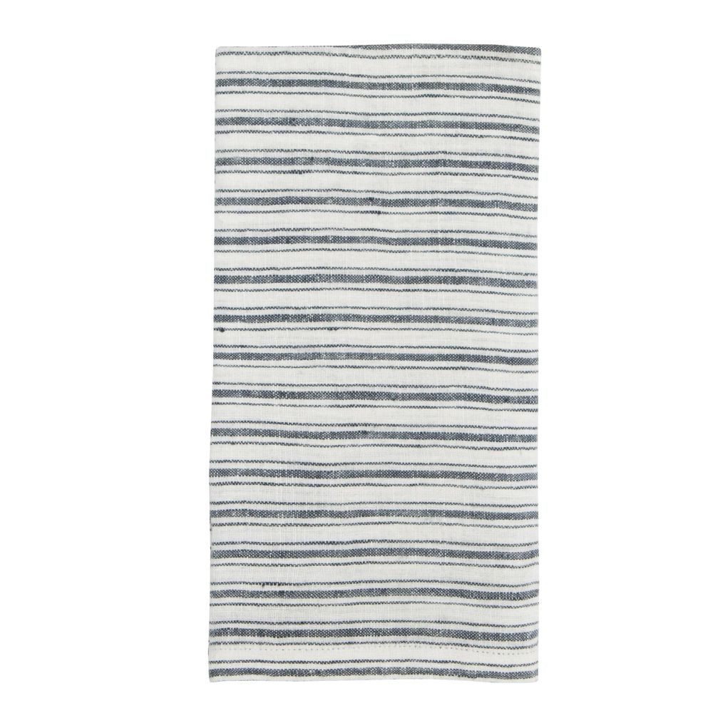 Caravan Home Bold Stripe Linen Towels 20X30 - Set Of 2