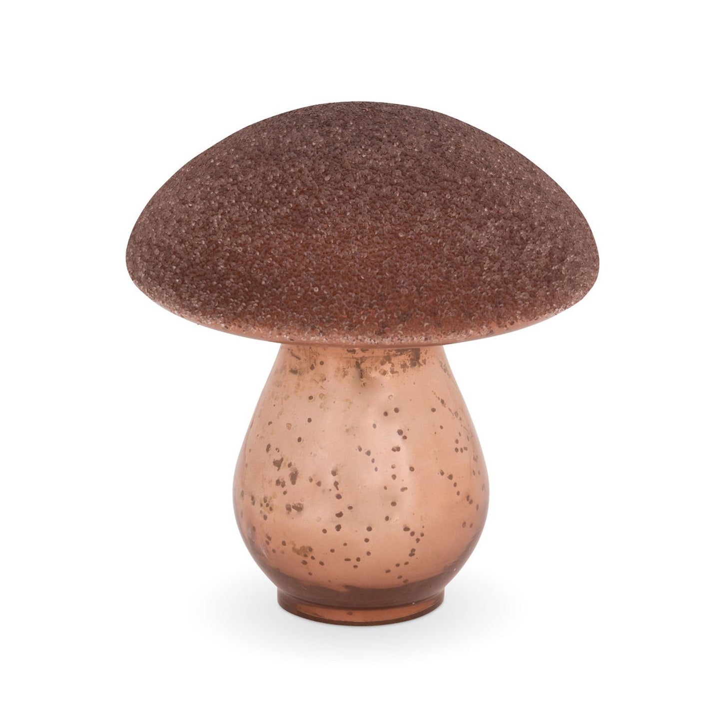 Park Hill Collection Beaded Top Forest Glass Mushroom