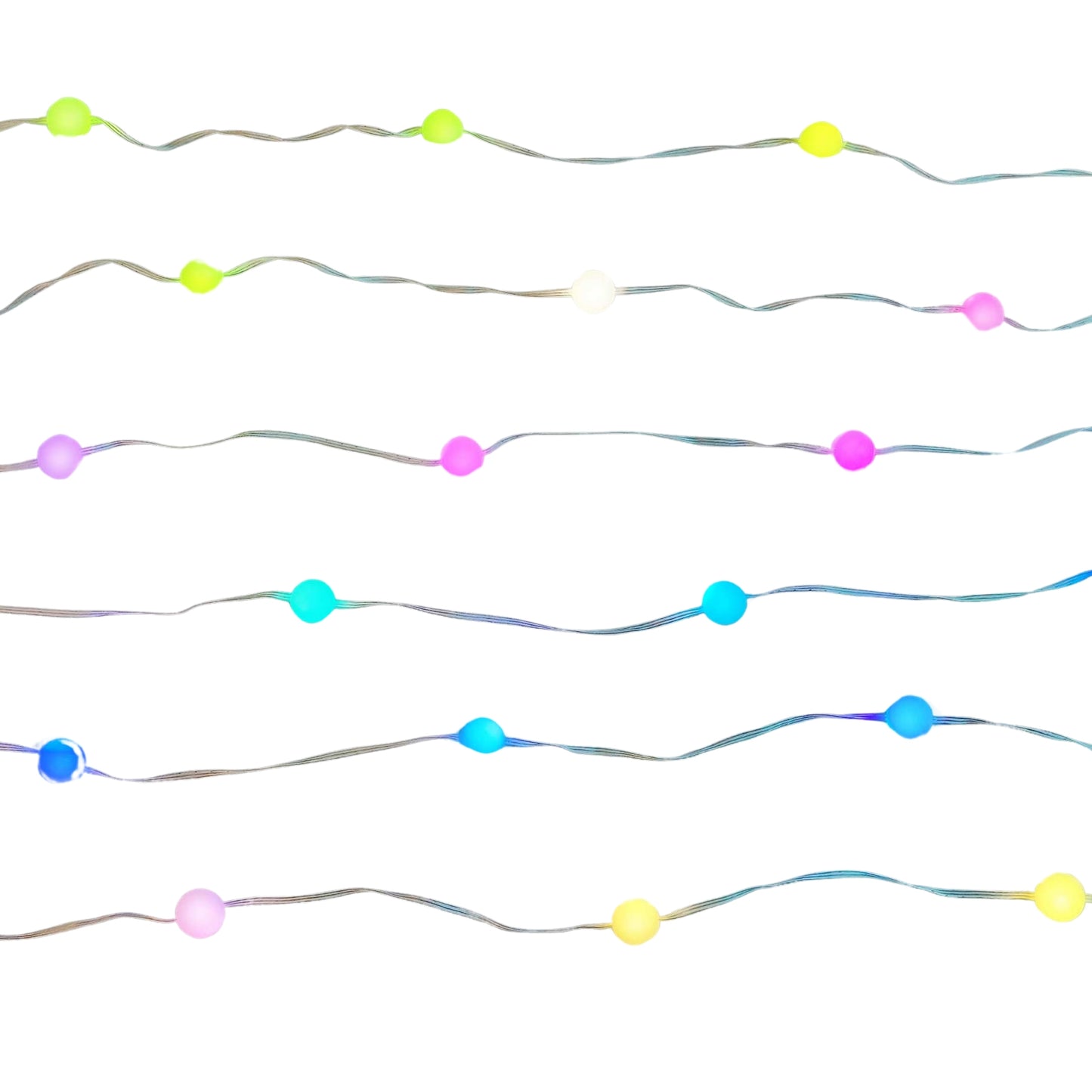 Holiday Bright Lights Indoor/Outdoor 100L RGB Beaded Light Set Boxed 33'