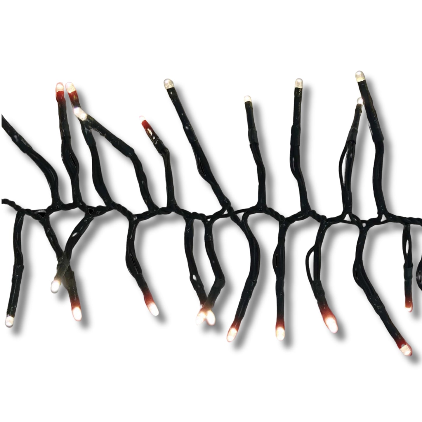 Holiday Bright Lights Indoor/Outdoor 6.8' 250L Twinkling Cluster Rice Lights Connectable - Red & Warm White