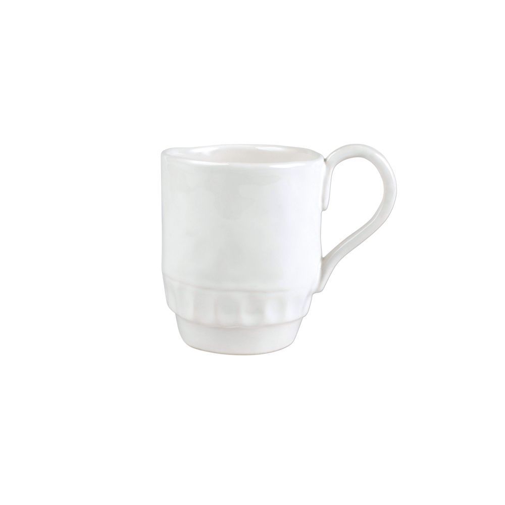 Vietri Pietra Serena Mug 4.25"H, 14 oz Italian Stoneware Ceramic Cup