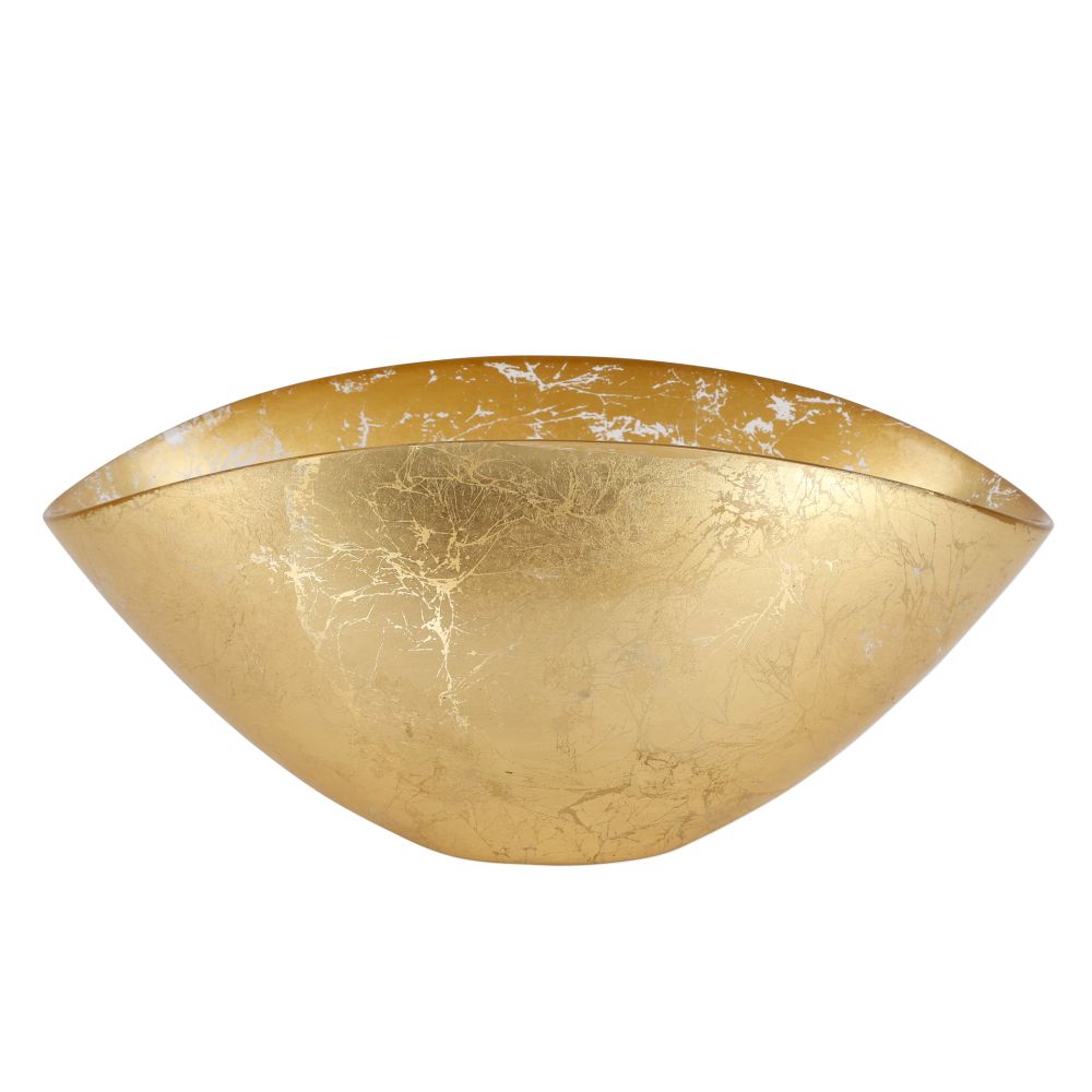 Vietri Moon Glass Envelope Bowl, Serveware Dish for Entertaining & Wedding