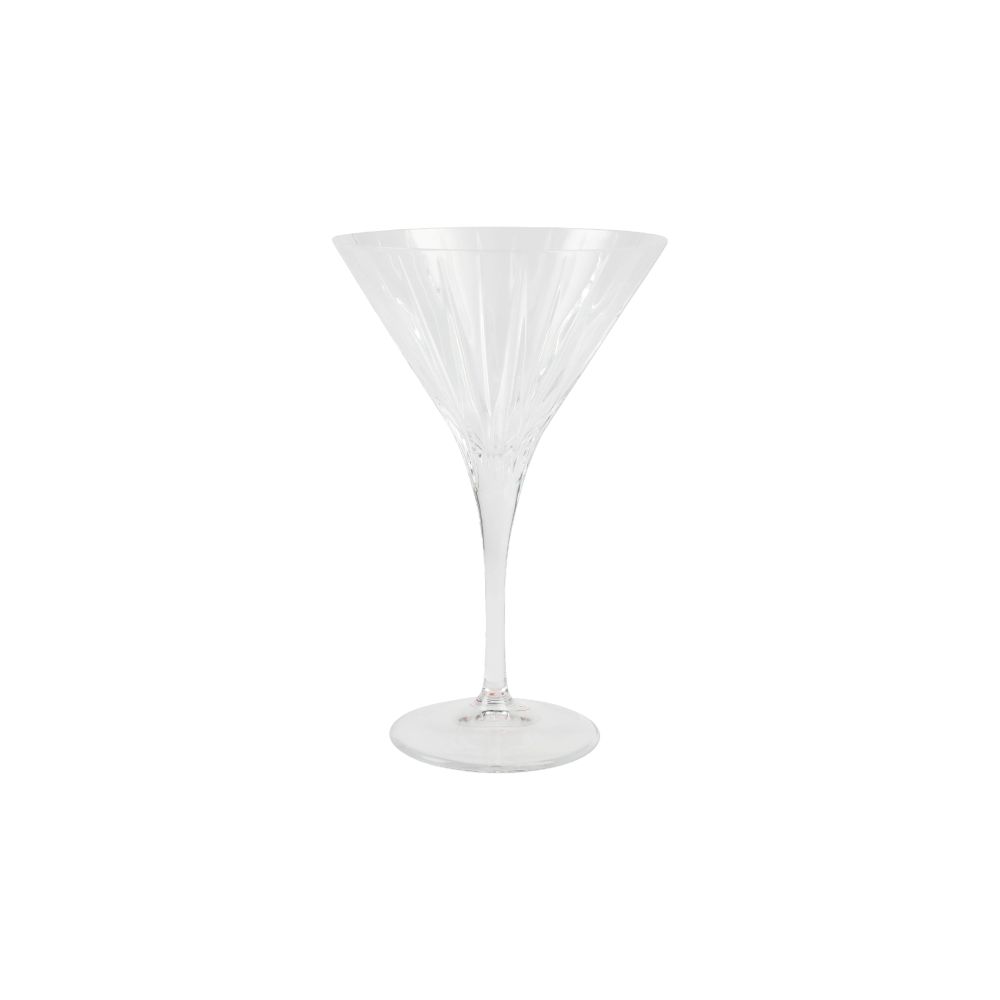 Vietri Natalia Martini Glass, 7.25"x6oz Italian Barware & Cocktail Stemware