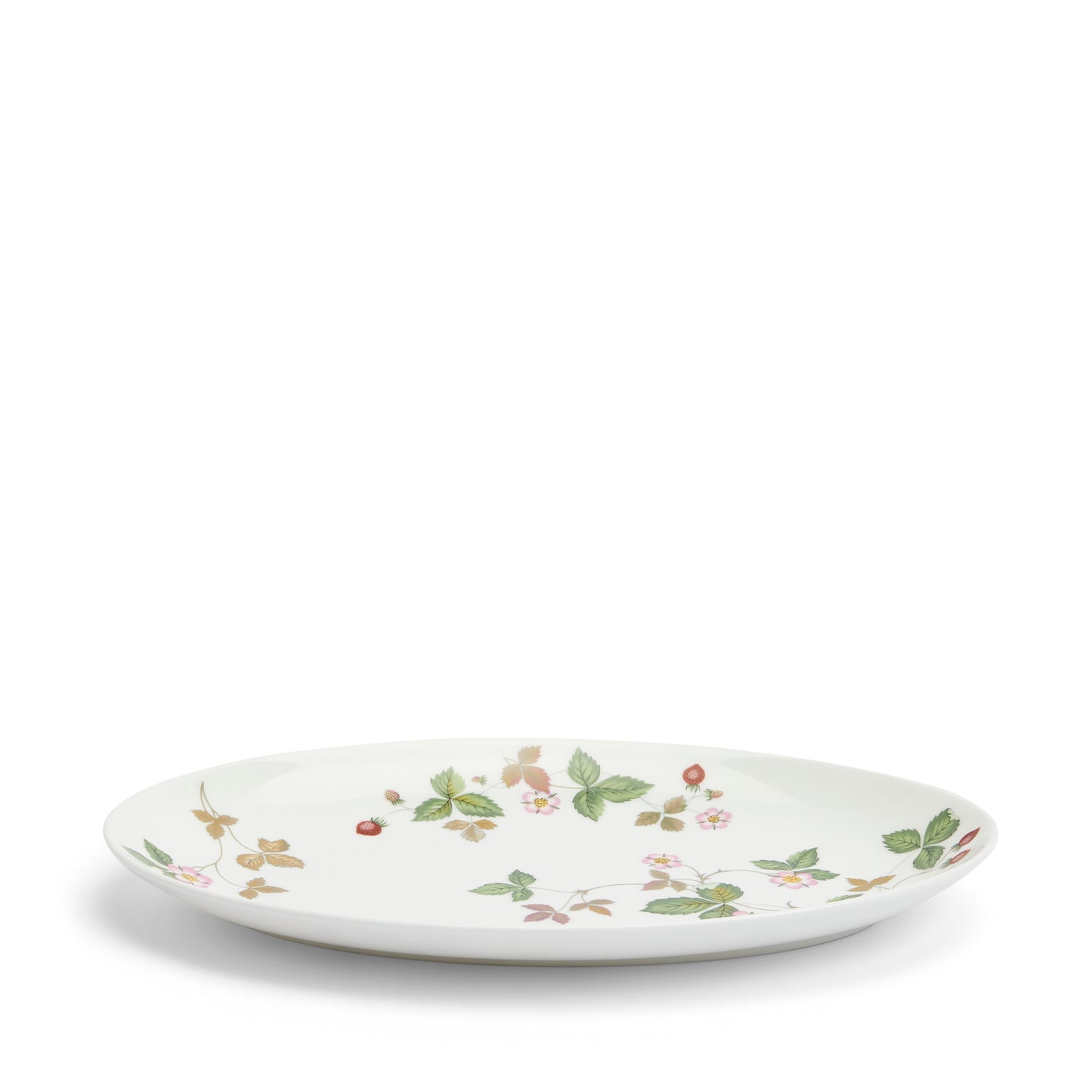 Waterford Wild Strawberry Oval Plate Coupe