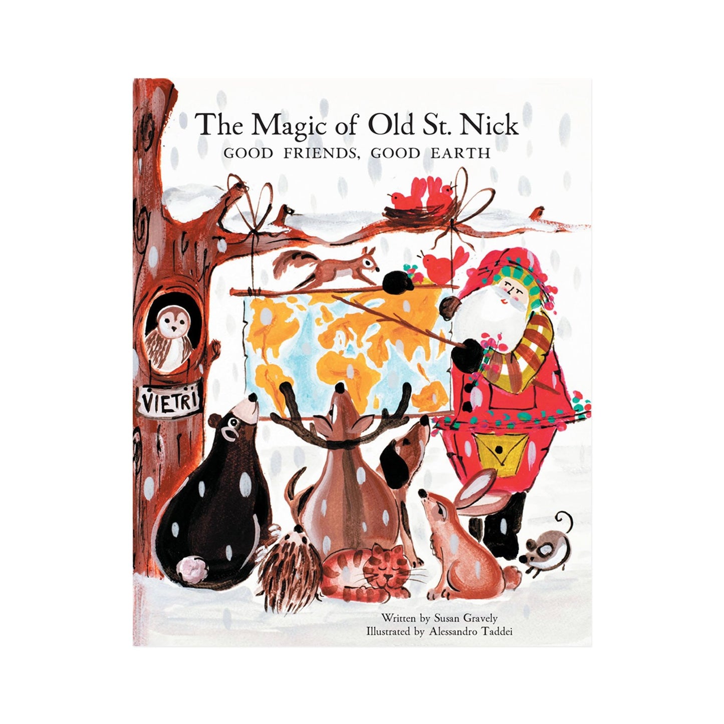 Vietri The Magic of Old St. Nick: Good Friends, Good Earth Children's Story Book