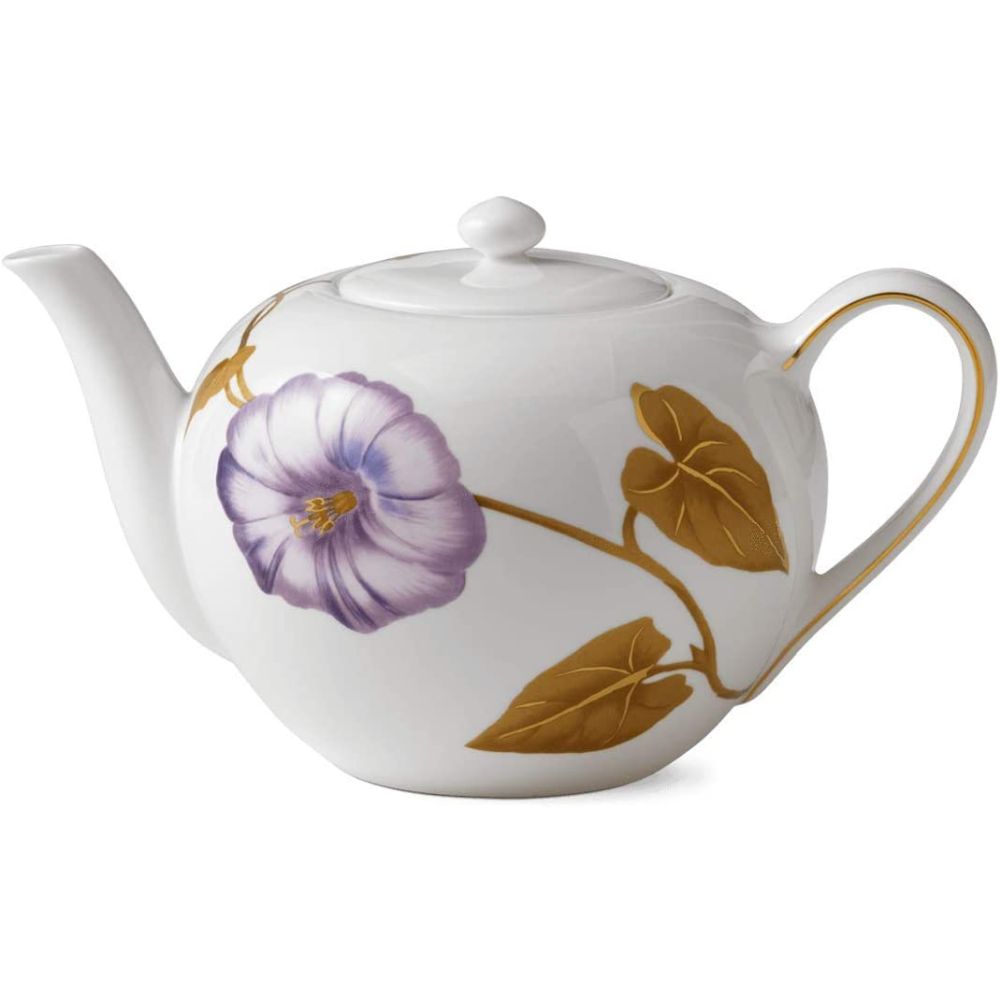 Royal Copenhagen Flora Tea Pot 1.35Qt Morning Glory