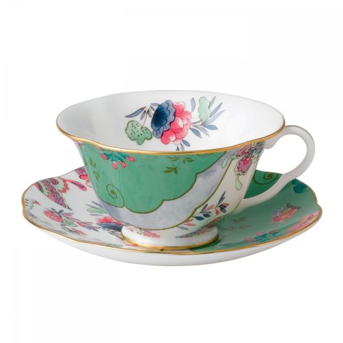 Wedgwood Butterfly Bloom Teacup & Saucer Set Butterfly Posy