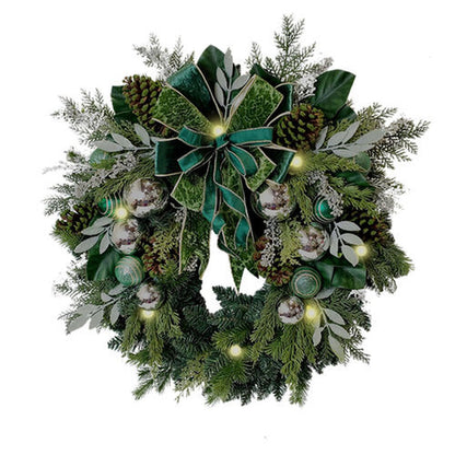 December Diamonds Winter Melody 26" Green Wreath