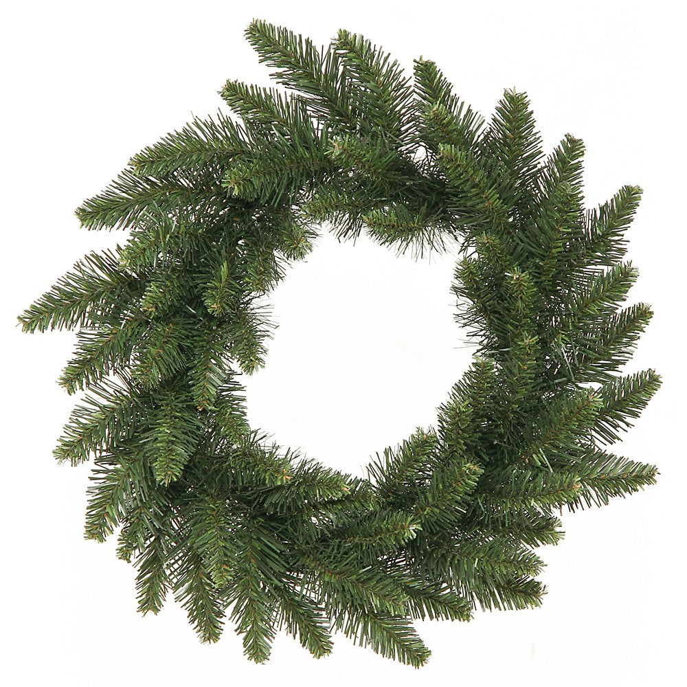 Vickerman 16" Camdon Fir Artificial Christmas Wreath, Unlit, Set of 2, PVC