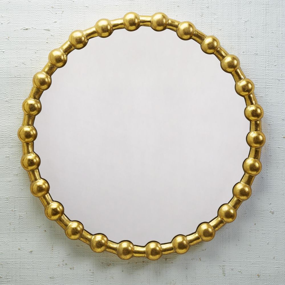 Two's Company Tozai Raleigh Golden Mirror Wall Decor