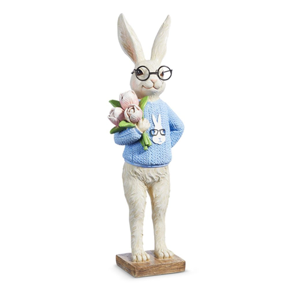 Raz Imports Easter 12" Stanley Bunny In Sweater