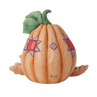 Enesco Jim Shore Pumpkin with Bounty Mini Figurine