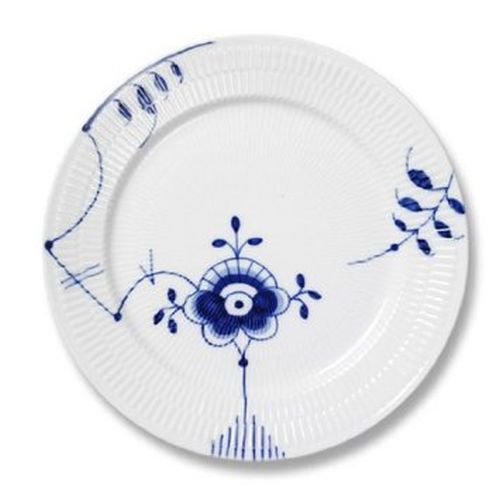 Royal Copenhagen Blue Fluted Mega Dinner Plate #6, 10.75 inches, Porcelain