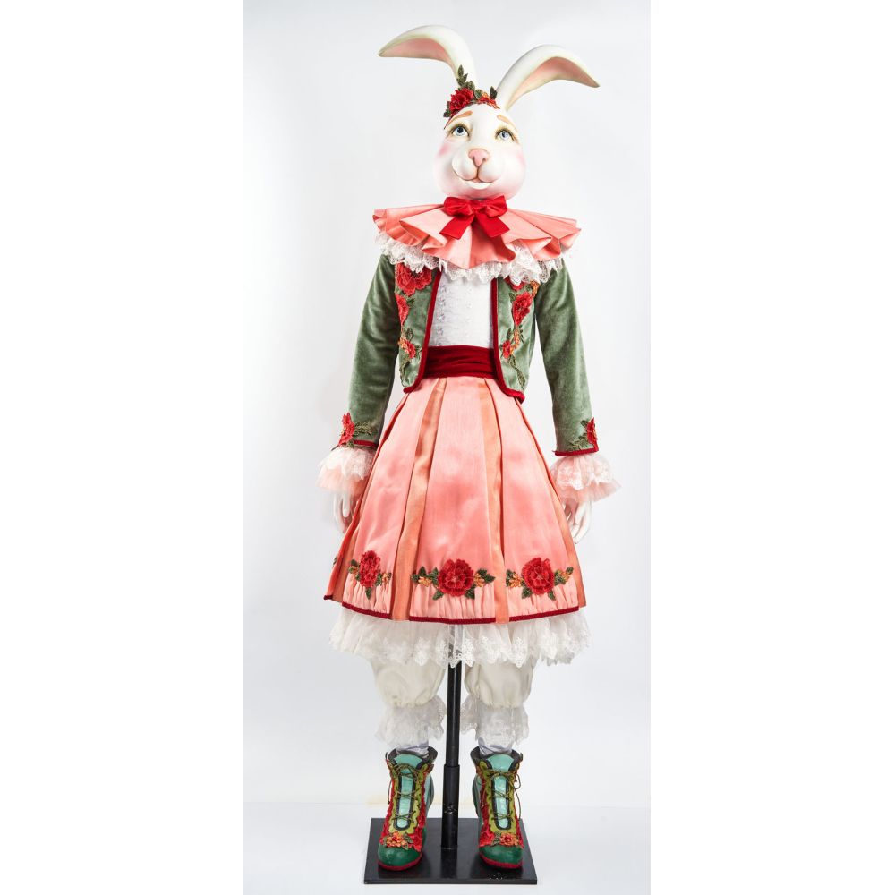 Katherine's Collection Enchanted Garden 2022 Beatrix Bunny Doll Green Resin