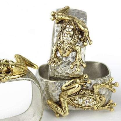 Quest Collection Frog Napkin Rings Set