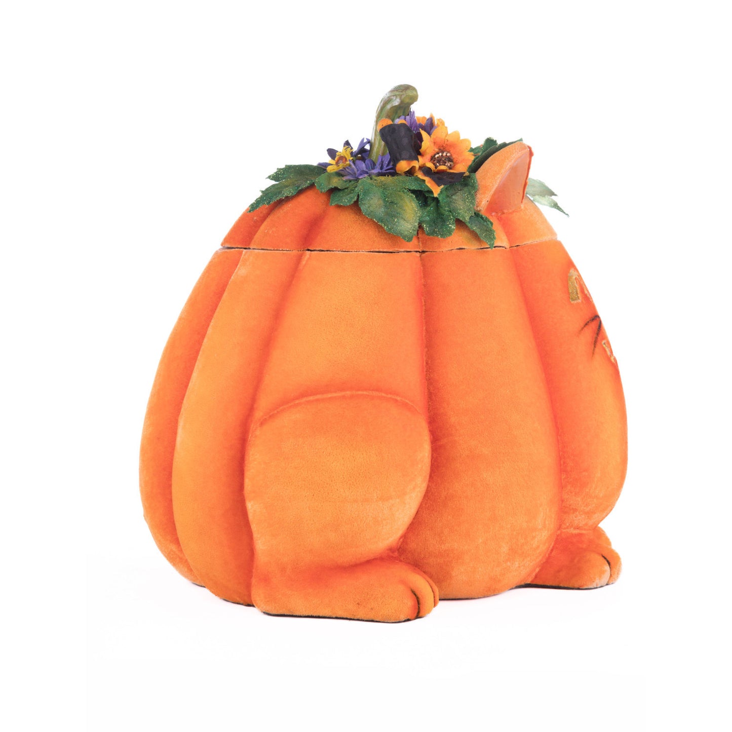 Jacks And Cats 2024 Jackie The Kitty Cat Pumpkin Candy Container, 11.5-Inch