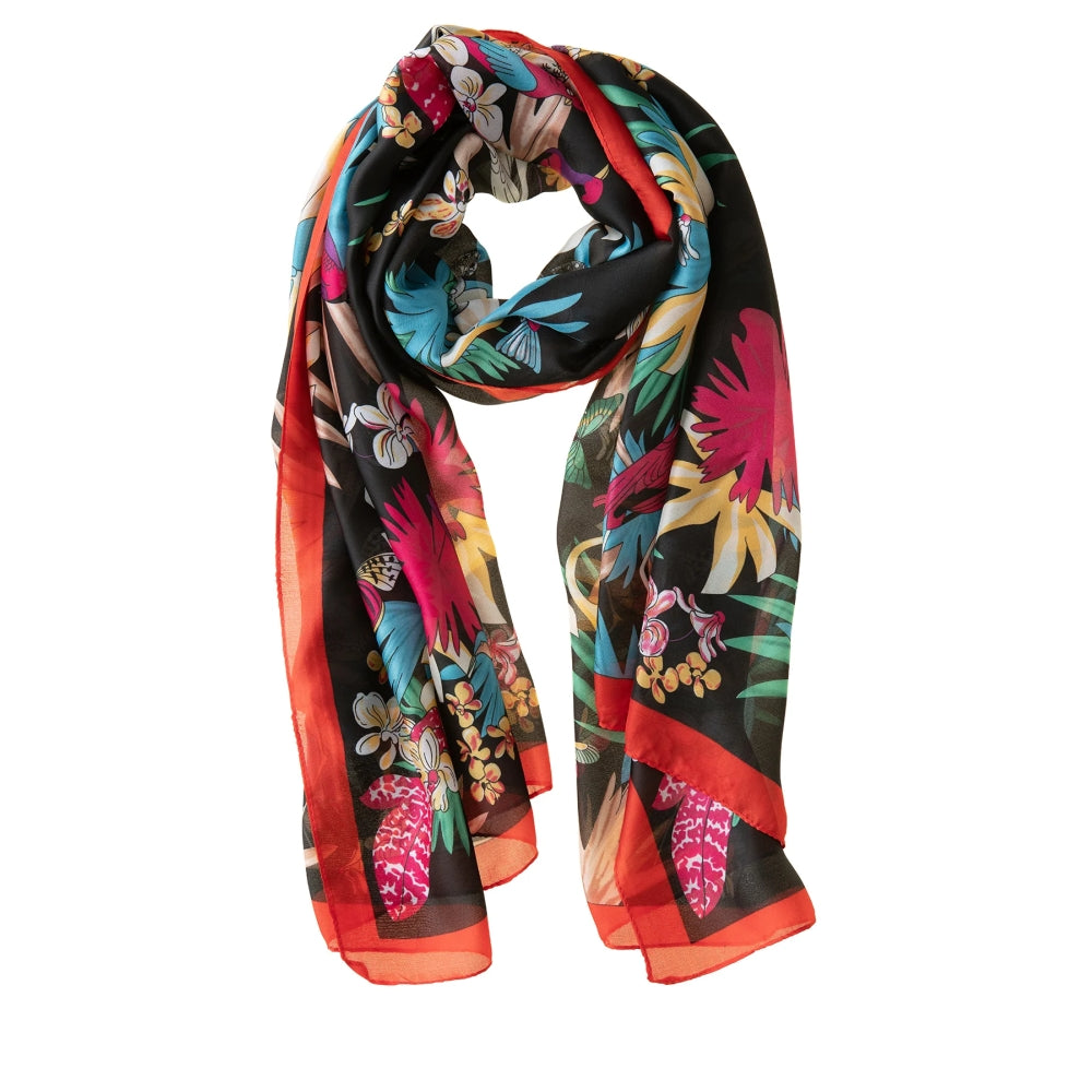 Galway Tropical Birds Polyester Scarf