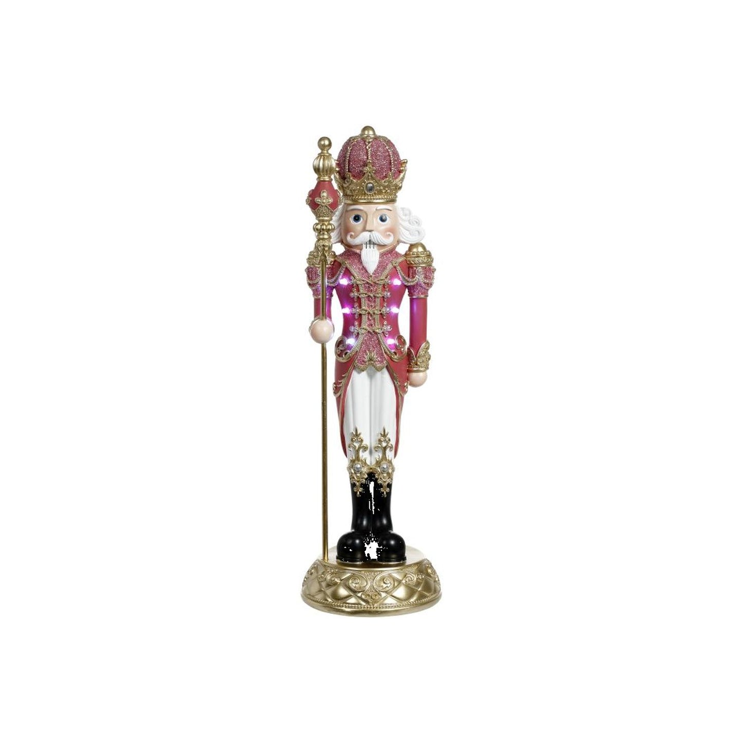 Mark Roberts Christmas 2024 Jeweled Nutcracker With Staff - 20 Inches