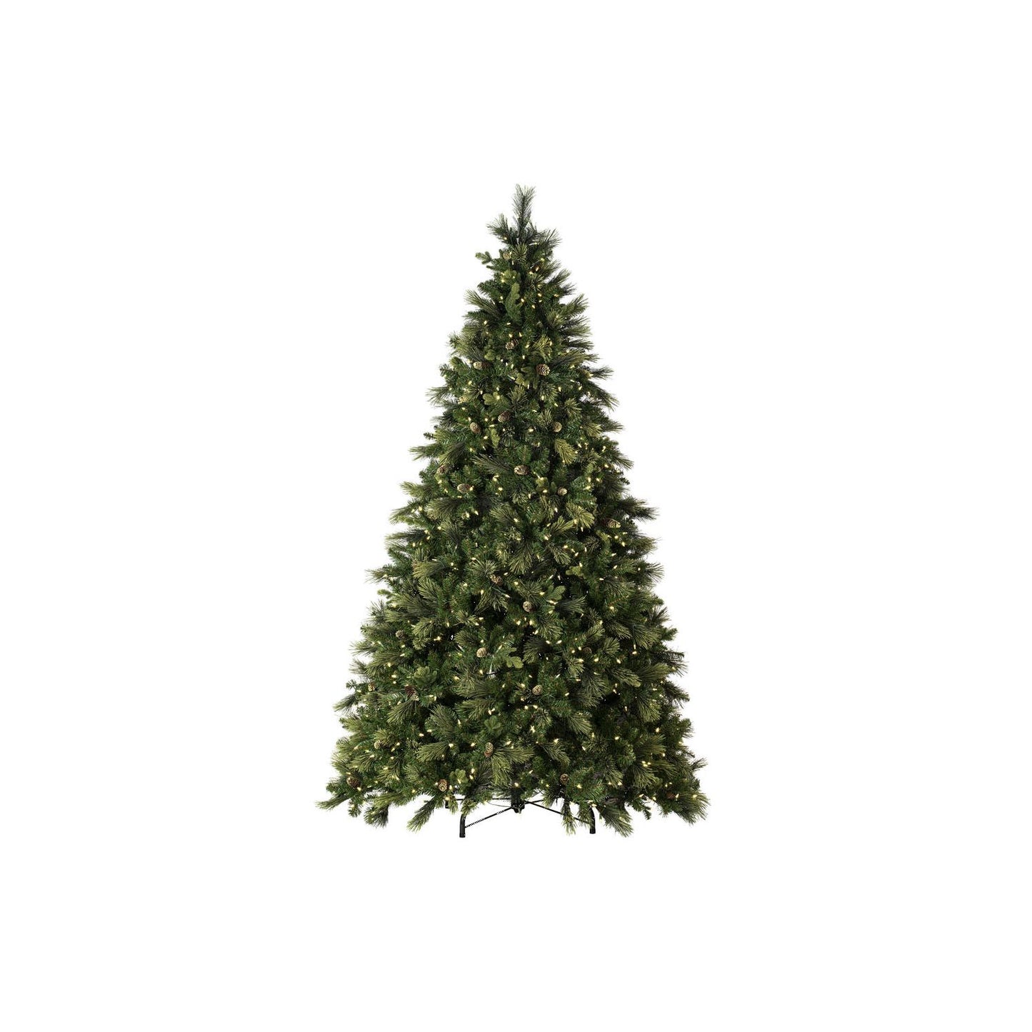 Vickerman 9' X 74" Emerald Mixed Fir Christmas Tree With Warm White Led Lights