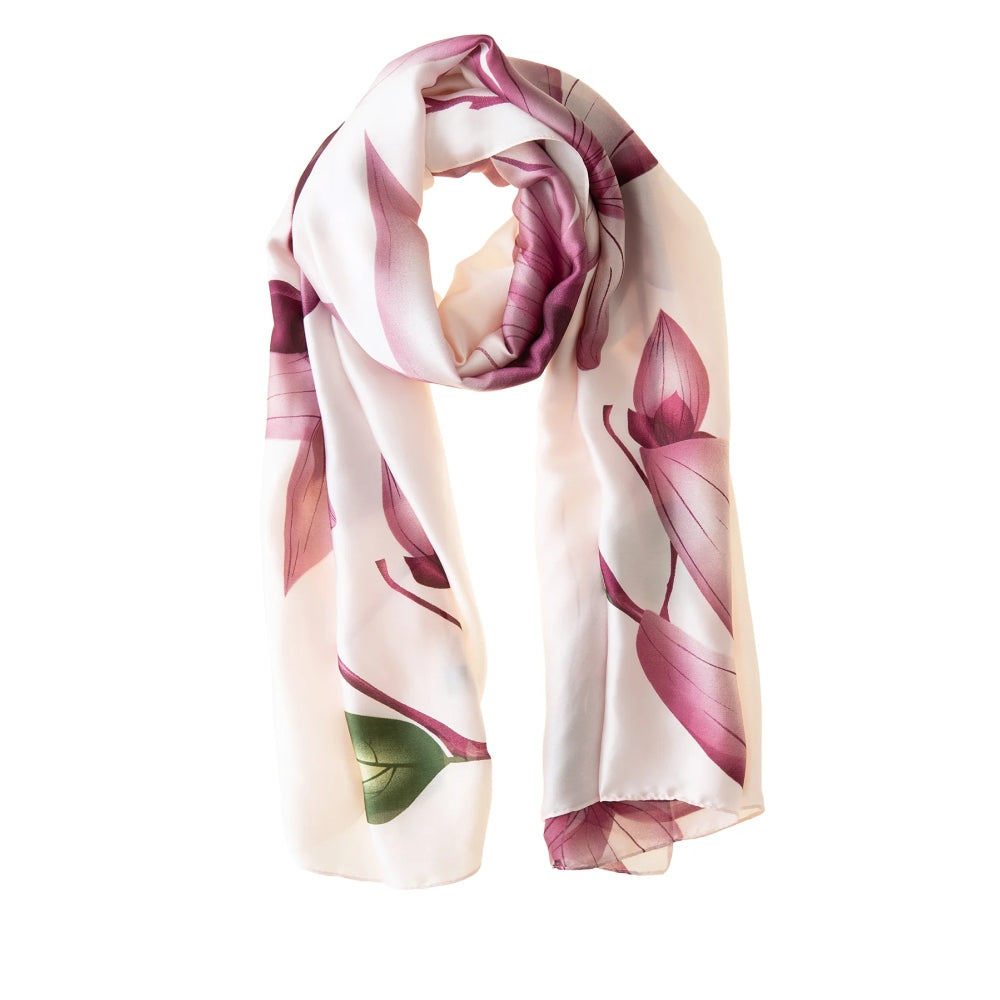 Galway Mulberry Blossom Polyester Scarf
