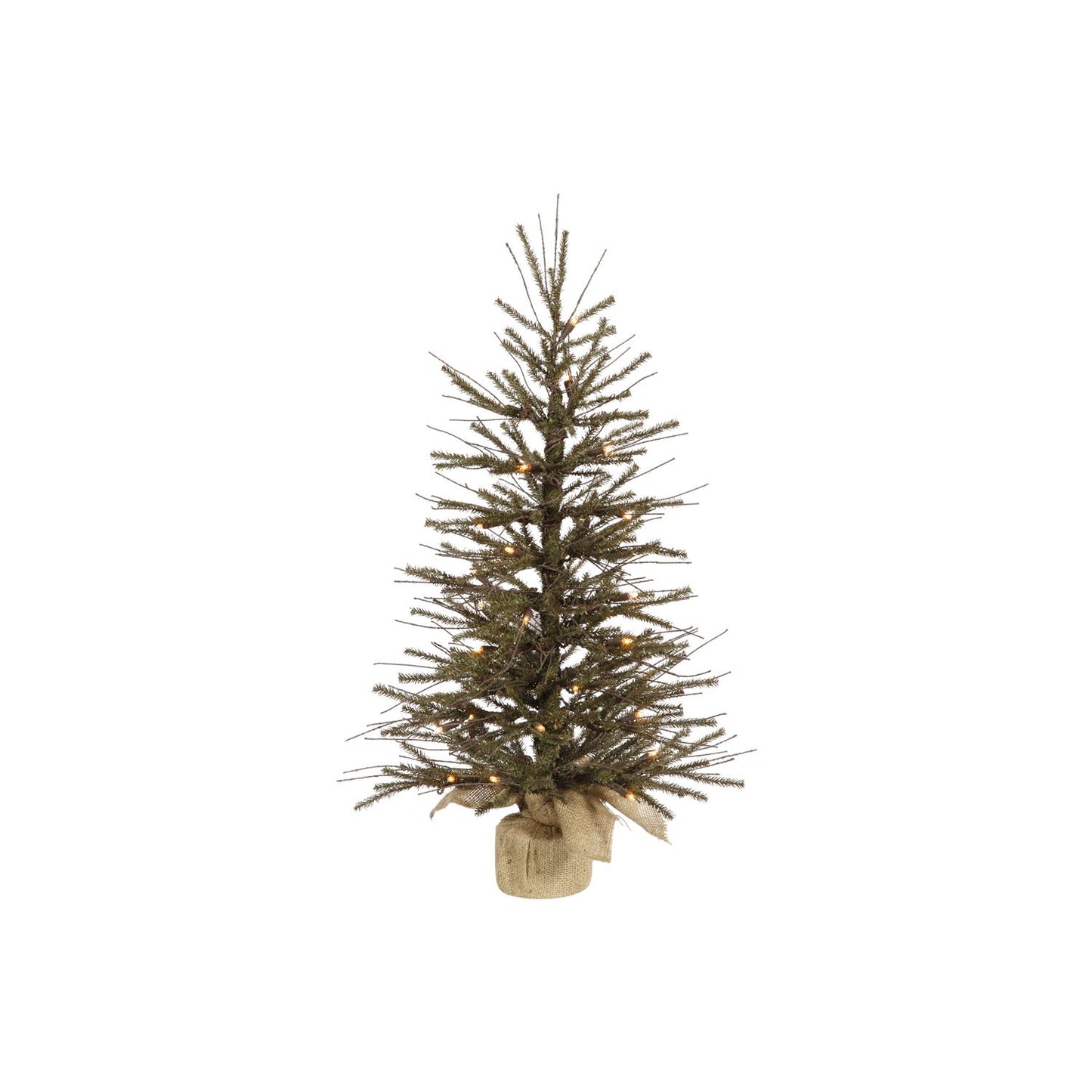 Vickerman 36" Vienna Twig Artificial Christmas Tree, Warm White