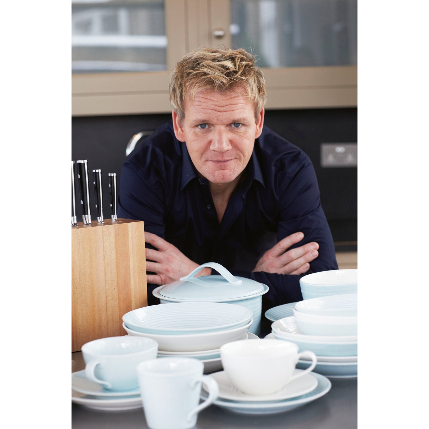 Royal Doulton Gordon Ramsay Maze 16-Piece Dinnerware Set White