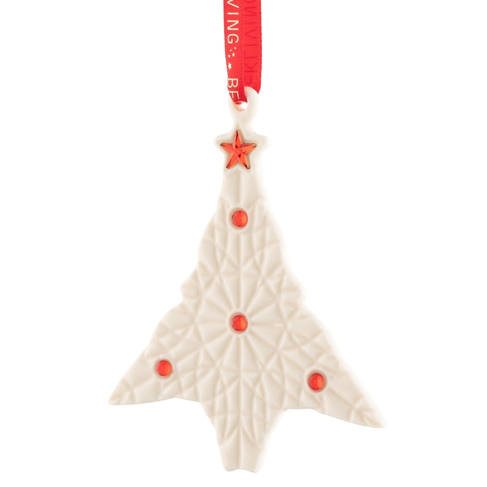 Belleek Gem Christmas Tree Ornament