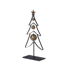 Load image into Gallery viewer, Park Hill Collection Cabin Cozy Iron Christmas Tree With Bells
