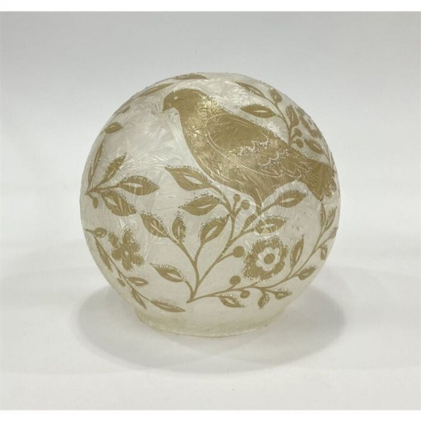 Regency International Glass Led/Bty Tmr Gilded Age Dove Ball
