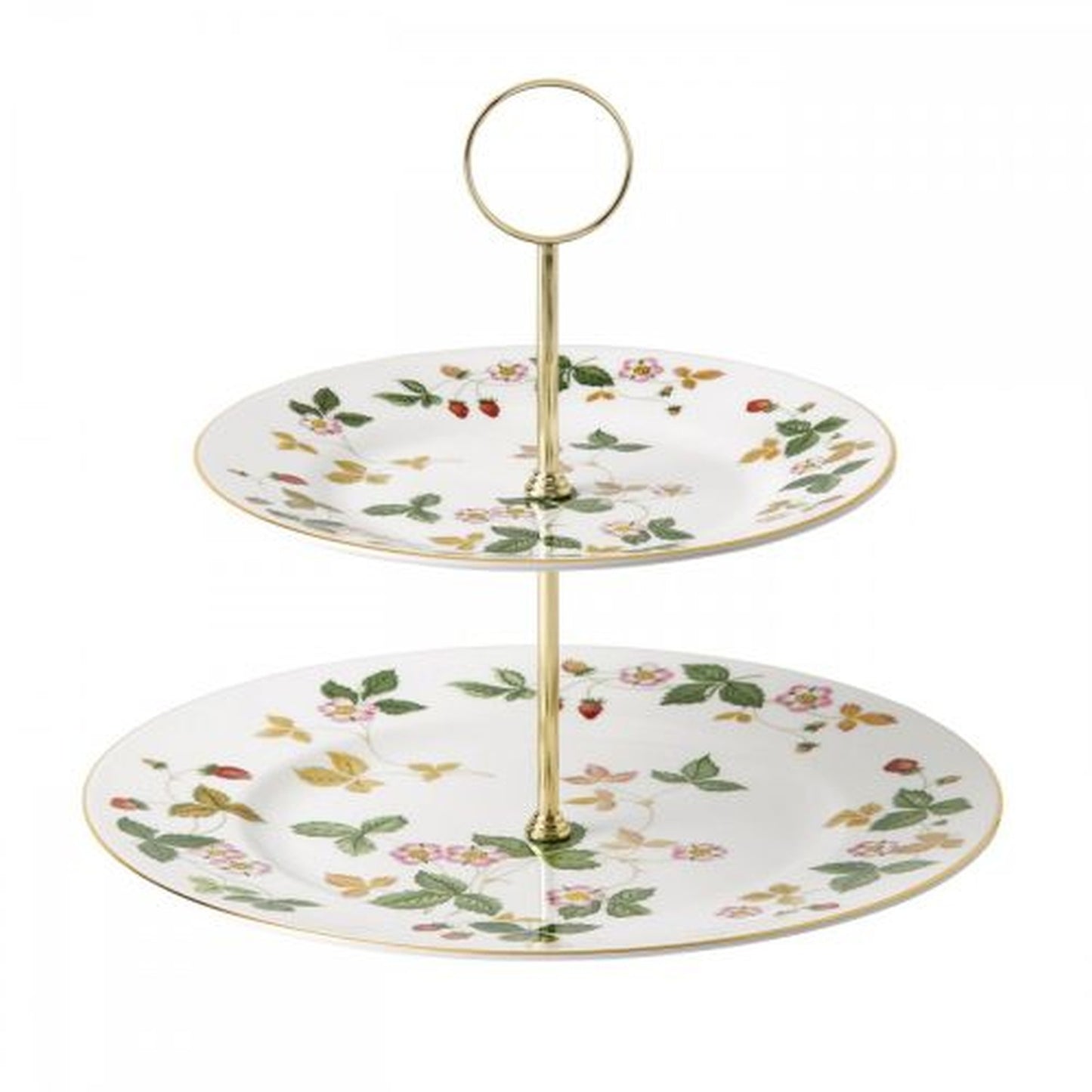 Wedgwood Wild Strawberry Two-Tier Cake Stand