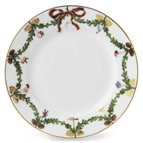 Royal Copenhagen Star Fluted Dessert/Salad Plate, 7.5 inches, Porcelain