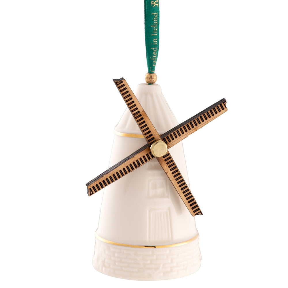 Belleek Ballycopeland Windmill Annual Bell Ornament.