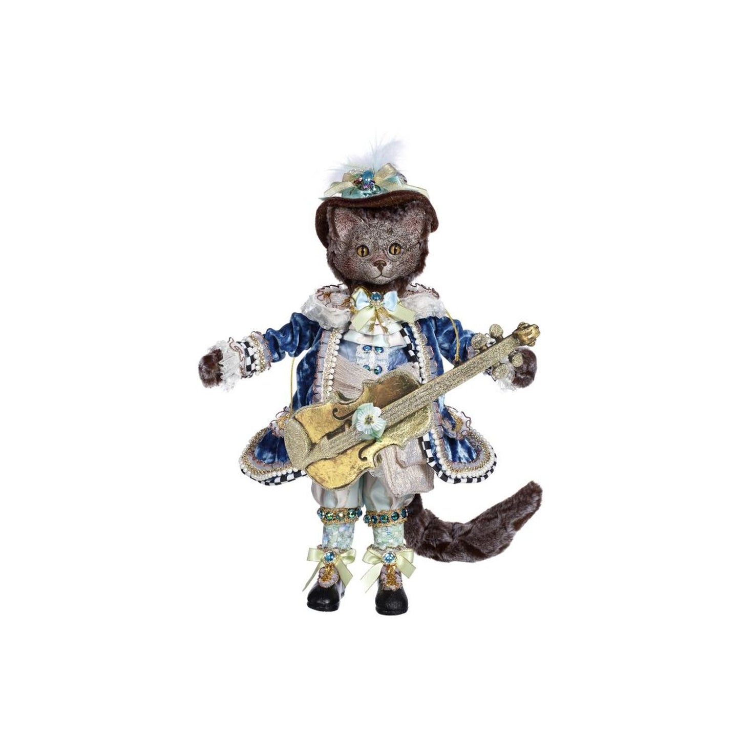 Mark Roberts Spring 2024 3 Musketeer Cat Figurine, Lover - 21 Inches
