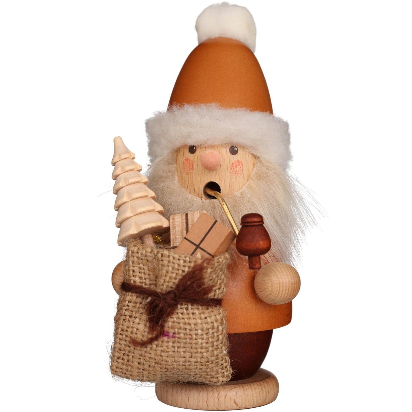 Alexander Taron Christian Ulbricht Incense Burner - Santa with Sack Natural